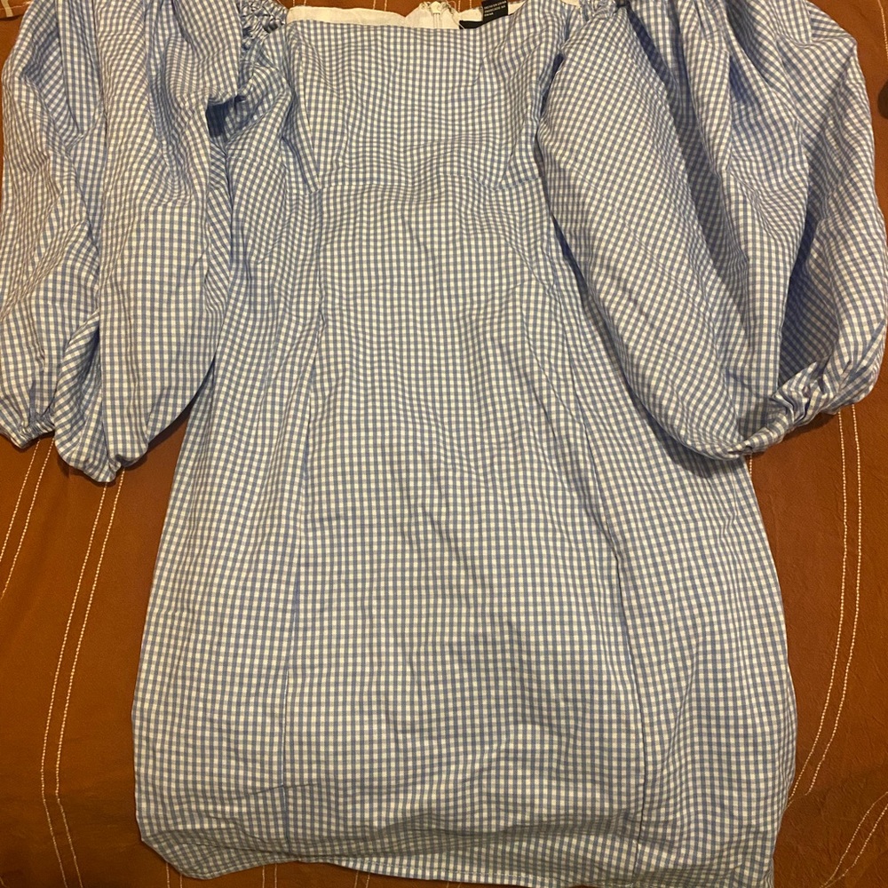 Ballon bell sleeves dress